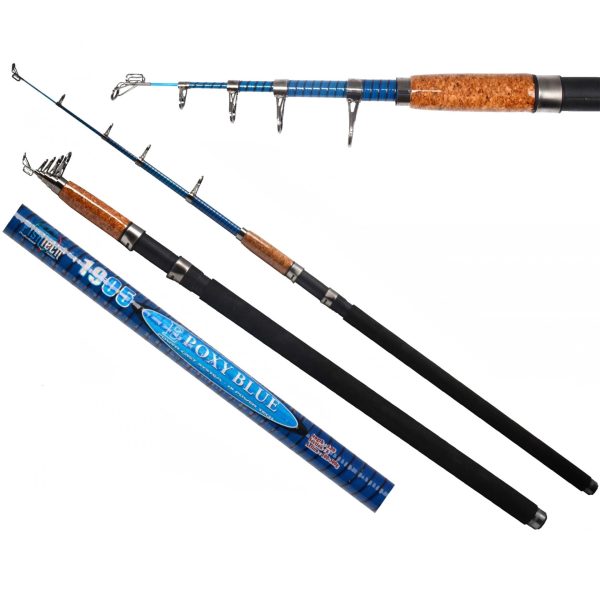 Captain 1905 Epoxy Blue Teleskopik Kamış 100-300gr Atar 3.50M - Görsel 2